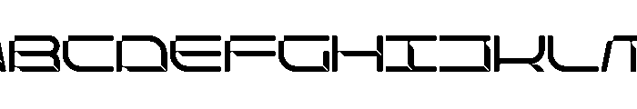 Stellar Core Light Expanded Font UPPERCASE