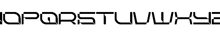 Stellar Core Light Expanded Font UPPERCASE