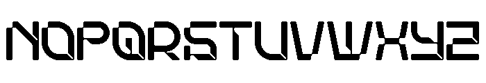 Stellar Core Light SemiCond Font UPPERCASE