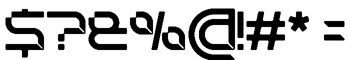 Stellar Core Light Font OTHER CHARS