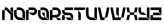 Stellar Core Semi Condensed Font UPPERCASE