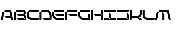 Stellar Core Semi Expanded Font UPPERCASE