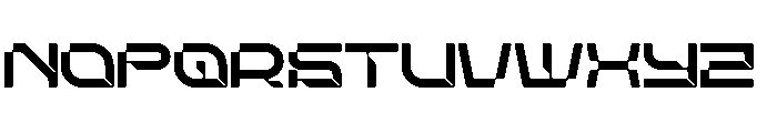 Stellar Core Semi Expanded Font UPPERCASE