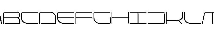 Stellar Core Thin Expanded Font UPPERCASE