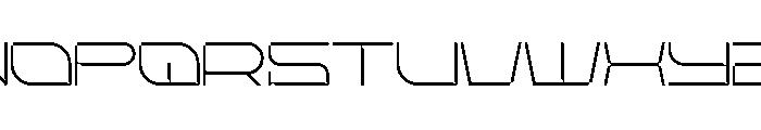 Stellar Core Thin Expanded Font UPPERCASE