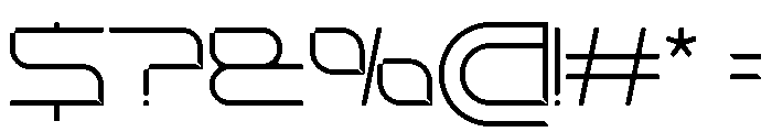 Stellar Core Thin Semi Expanded Font OTHER CHARS
