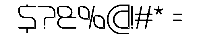 Stellar Core Thin SemiCond Font OTHER CHARS