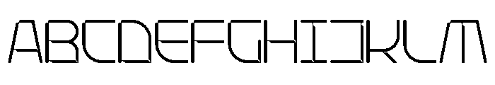 Stellar Core Thin SemiCond Font UPPERCASE