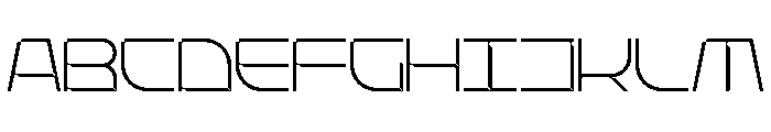 Stellar Core Thin Font UPPERCASE