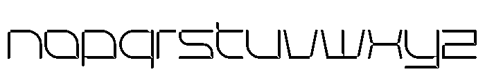 Stellar Core Thin Font LOWERCASE