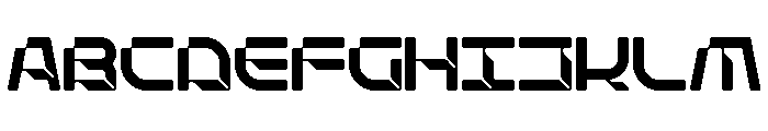 Stellar Core Variable Regular Font UPPERCASE