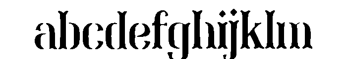 Stencil Blackletter FONT