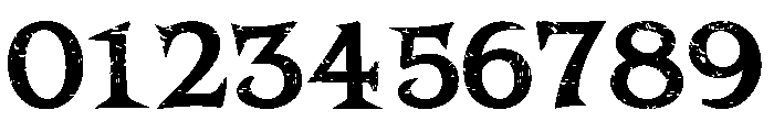 Stencil Halloween Font OTHER CHARS