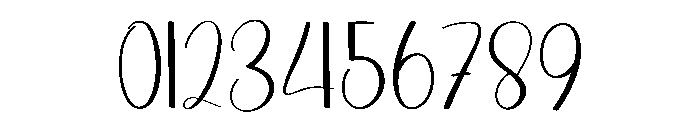 Stencil Handwriting Font OTHER CHARS