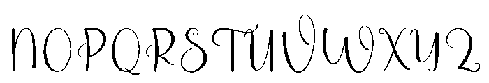 Stencil Handwriting Font UPPERCASE