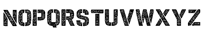Stencil Regular Font UPPERCASE