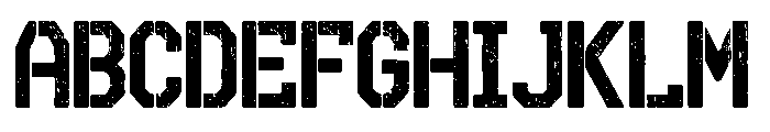Stencil War FONT