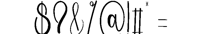Stenthick Font OTHER CHARS