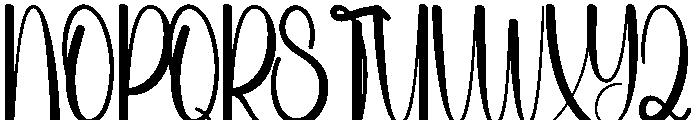 Stenthick Font UPPERCASE