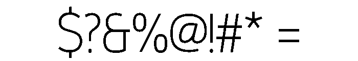 Stephane Light Font OTHER CHARS