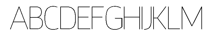 Stephane Thin Font UPPERCASE