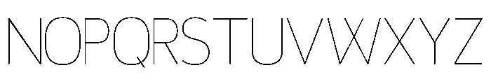 Stephane Thin Font UPPERCASE