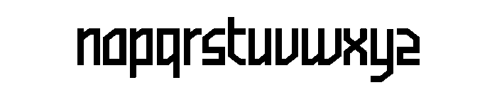 Sternco Font LOWERCASE