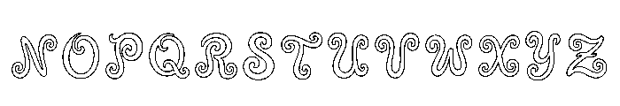 Steven Regular Font LOWERCASE
