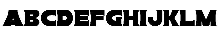 Sthraned Font UPPERCASE