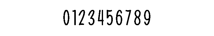 Stick Brush Font OTHER CHARS