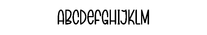Stick Brush Font UPPERCASE