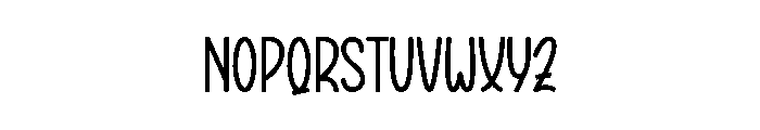 Stick Brush Font UPPERCASE