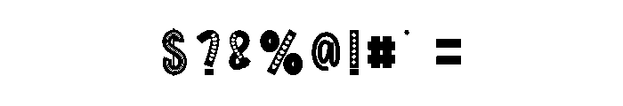 Stick Candy Font OTHER CHARS
