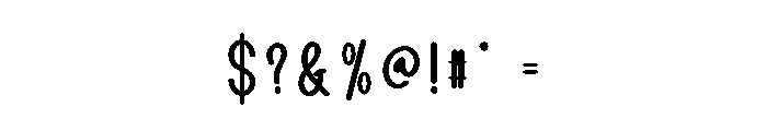 Stick Santa Font OTHER CHARS