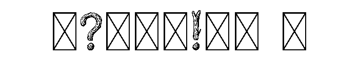 Stickaroo Font OTHER CHARS