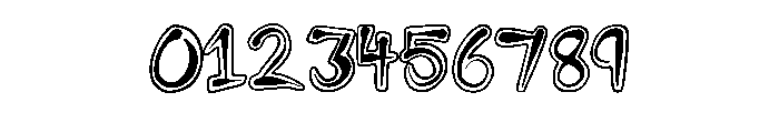 Sticker Brush By Squeeb Regular Font OTHER CHARS