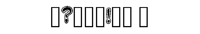 Sticker Brush By Squeeb Regular Font OTHER CHARS