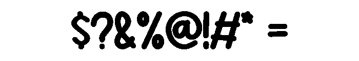 Sticker Crafter Font OTHER CHARS