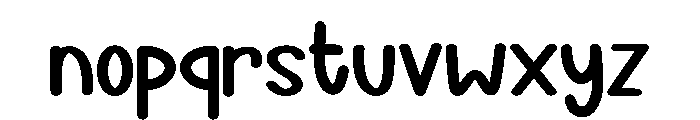 Sticker Crafter Font LOWERCASE