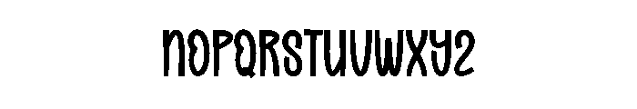 Sticker Inline Font UPPERCASE