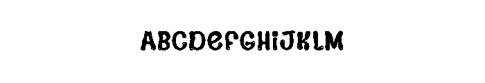 Sticker Moon Font UPPERCASE