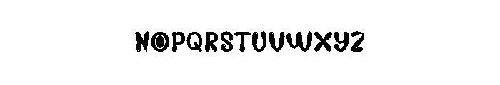 Sticker Moon Font UPPERCASE