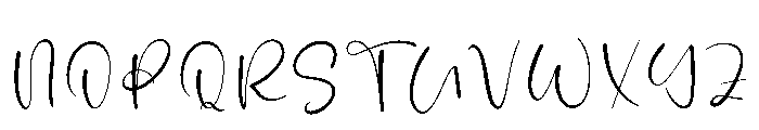 Sticker Wedding Font UPPERCASE
