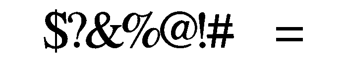 Sticker cute fonts Font OTHER CHARS