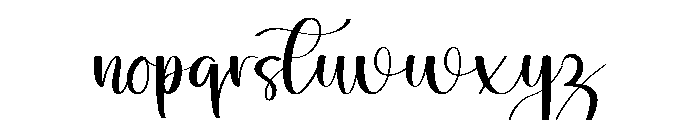 Stickers Book Font LOWERCASE