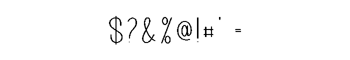 Stickers Farmhouse Font OTHER CHARS
