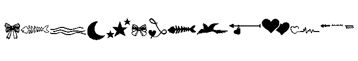 Stickers tattoo FONT