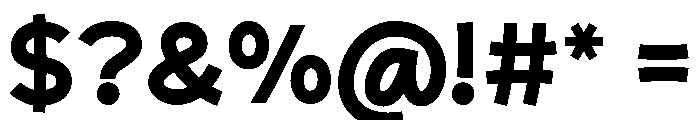 Sticky Brown Font OTHER CHARS