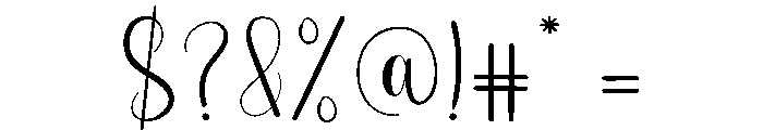 Sticky Mama Font OTHER CHARS