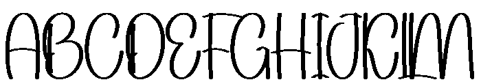 Sticky Milk Font UPPERCASE